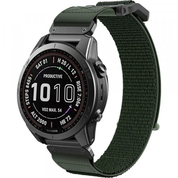  Ремінець Tech-Protect Scout для Garmin Fenix 5 | 6 | 6 Pro | 7 Military Green (9319456605518)